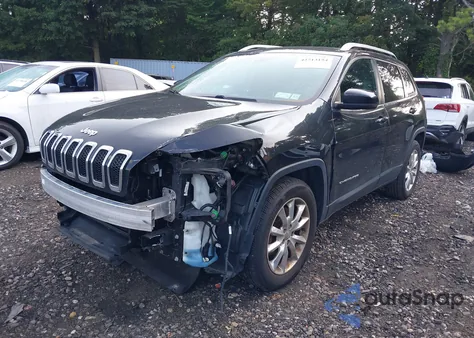 2016 Jeep Cherokee Limited z USA, uszkodzony, nr VIN 1C4PJMDB9GW211462